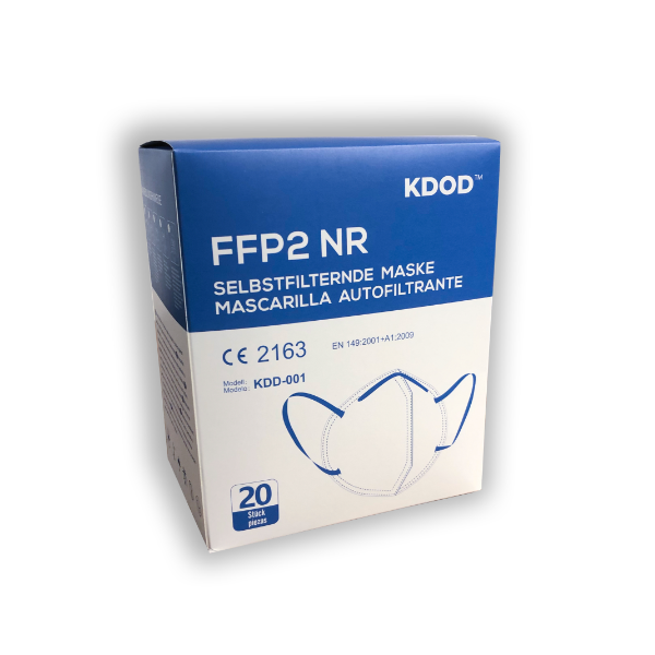 FFP2 Masken -  KDOD - CE2163 - 20er Set